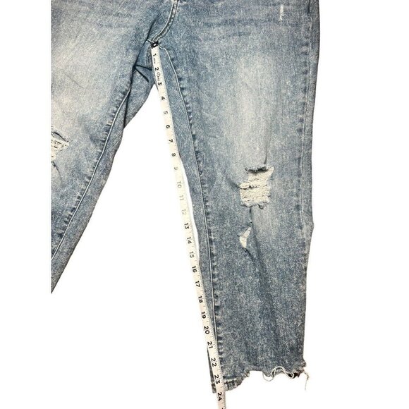 Judy Blue Cropped Bootcut Jeans 16w Style Jb88518 Distressed - Picture 9 of 10